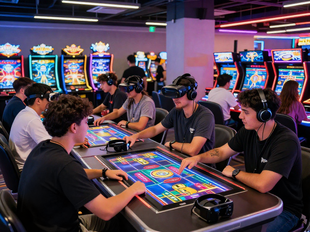 Players enjoying a thrilling crypto casino experience at digital gaming tables powered by blockchain technology.