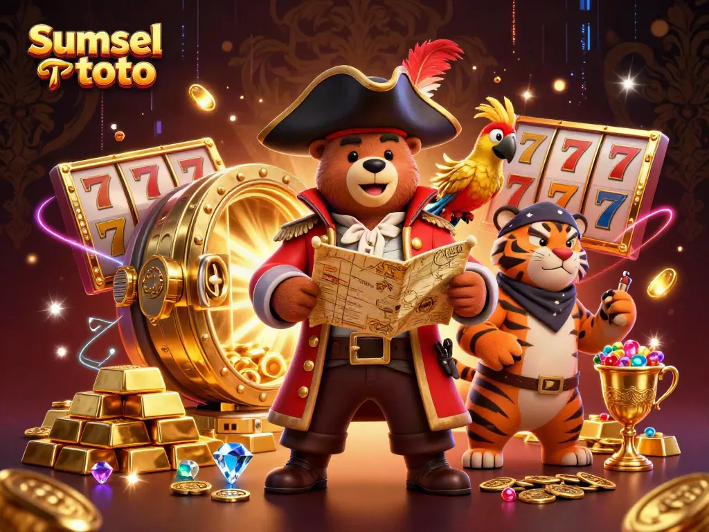 Engage with sumsel toto by diving into vibrant gaming adventures featuring animated pirate characters.