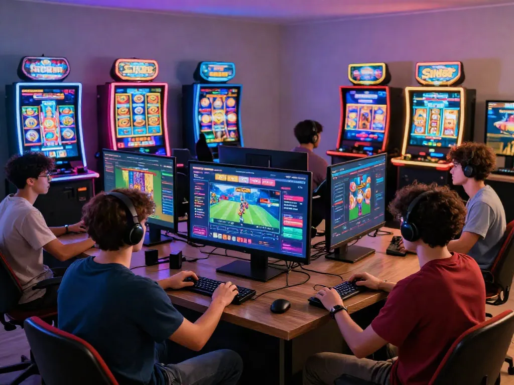 Engaged players experiencing gaming excitement on trang chủ sin88 platform with dynamic visuals.