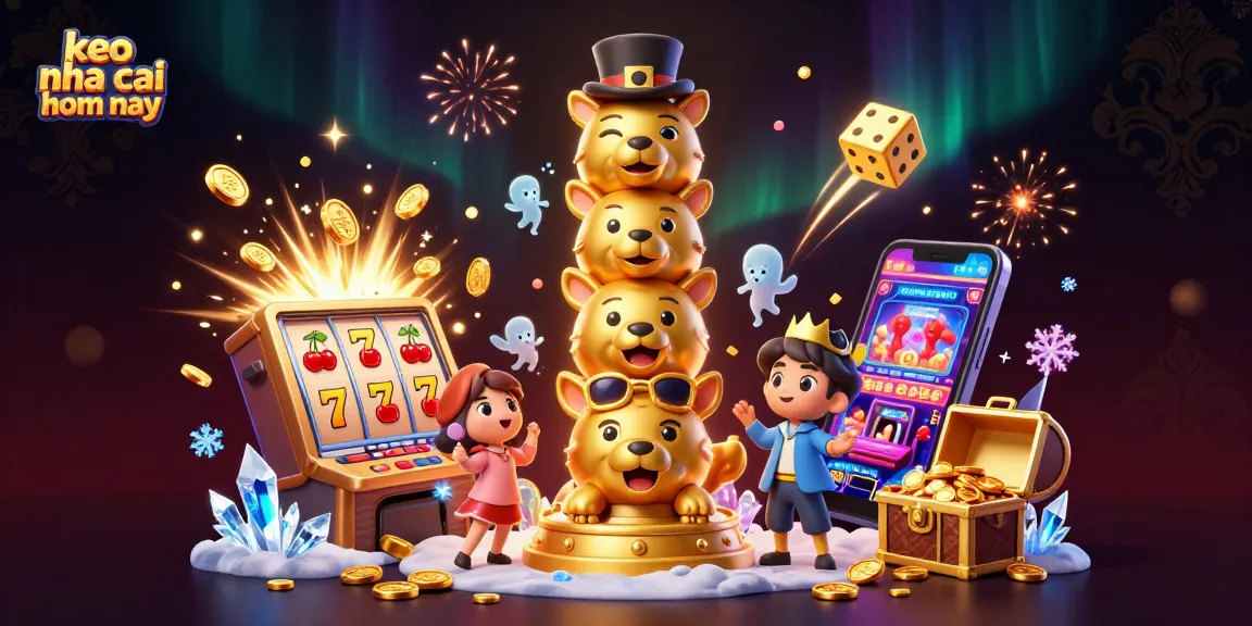 Experience keo nha cai hom nay with vibrant casino atmosphere and exciting game symbols.